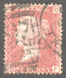 Great Britain Scott 33 Used Plate 206 - QF - Click Image to Close